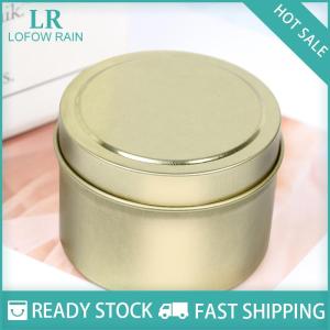 LF Wholesale✨Flash Sale ✨ DIY Round Candle Jars 4Oz Aluminum Tins With Lids Cosmetic Sample Containers Storage Organizer