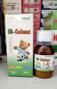 Siro bổ sung canxi HI CALMAX - Giúp xương chắc khỏe tăng cường phát triển chiều cao trẻ bị còi xương suy dinh dưỡng - NHẬP KHAU Ý - 100ml