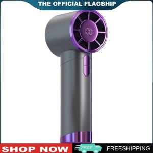 Portable Handheld Turbo Fan Personal Hand Fan 100 Gear Wind Desktop Cooling Fan USB Rechargeable for Outdoor Travel