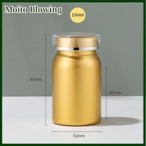 Moito Sample Tablet Packaging Bottle Container Packer Plastic Jars Capsule Bottles With Lid For 100 120 150 225ML