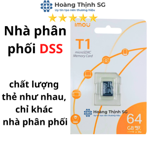 Thẻ nhớ 32GB 64GB MicroSD thẻ nhớ IMOU 32GB S1 đọc 95Mb/s thẻ nhớ DSS 64GB T1 - Hàng chính hãng - Bảo hành 2 năm