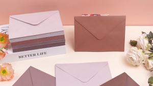 Zhanmai 100 Pcs 5x7 Envelopes Invitations Sage Green A7 Greeting Card Envelopes with Gummed Seal Gradient Colored Envelopes 5 x 7 Inch for Mailing Wedding Birthday Bridal Shower(Warm Colors)