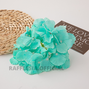 Bunga Hydrangeas Bouquet Bunga Palsu Tanaman Dekorasi Rumah Sutra Satin Hias Artificial Flower Peony