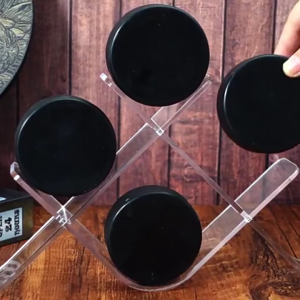 Ice Hockey Puck Display Stand Acrylic Hockey Puck Display Holder for Displaying Your Autographs Hockey Puck Enduring