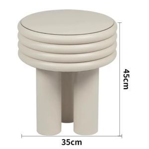 xpkQ Wood Nordic Coil Stools Baked Enamel Round Small-sized Living Room Stools Solid Color Modern Simple Creative Home Furniture X2Z8B