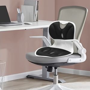 Ergonomic posture-correcting chair with lumbar and back support cushion ideal for office seat护腰坐垫.