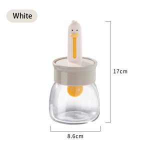 330ml Glass Spice Jars with Retractable Spoon – Moisture-Proof Seasoning Bottle for Salt & Spice Storage Containers-152c4c8b