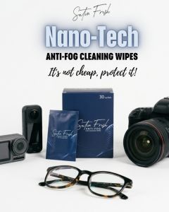 Satin Fresh Nano-Tech Anti-Fog Cleaning Wipes for Cameras Glasses 30 Wipes