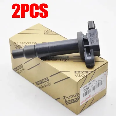 New Original Ignition Coil for Toyota Vios 2003-2016 Yaris 2008-2015 （MADE IN JAPAN） 90919-02240/90919-02265 Brand New IGNITION COIL - Toyota Vios 2003 - 2013 Echo Scion Prius Yaris Corolla Prius 90919-02240 Made In Japan 90919-02265