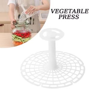 CANICECA 7.47 Inch Size Pickling Jar Pressure Tool Fermentation Weight Pressure Tool Cabbage Press Cooking Tool Plastic Material Pickle Jar Press Kitchen Use