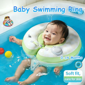 Baby Swimming Ring 0-16 Months Kids Inflatable Swim Neck Ring Floater Toddler Bathing Floaties
