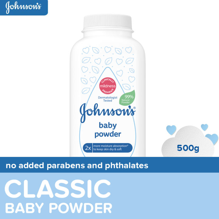 Johnson Fragrance Free Talc Johnson's Baby Powder With Talc Small