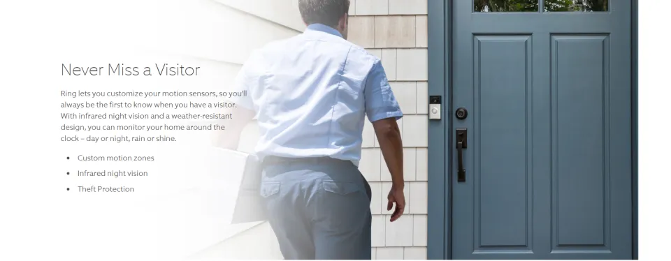 Ring Video Doorbell (Wireless) Wireless Home Security System