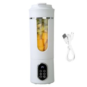 JKDESIGN 12 lưỡi dao Máy xay sinh tố cầm tay Dung tích 530ML Máy trộn mini Máy xay sinh tố mini Máy chế biến thực phẩm nhà bếp Cầm tay Máy ép trái cây Du lịch