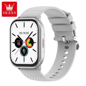 OLEVS นาฬิกาอัจฉริยะสำหรับผู้หญิงนาฬิกา IP68จอ HD กันน้ำนาฬิกากีฬา2026ใหม่แฟชั่นโทรผ่านบลูทูธอัตราการเต้นของหัวใจสมาร์ทวอท์ชกีฬาสำหรับแอนดรอยด์