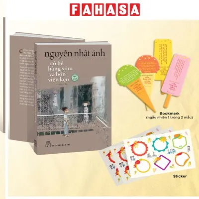 Fahasa - Sách - Cô Bé Hàng Xóm Và Bốn Viên Kẹo - Tặng Kèm Random 1 Trong 4 Mẫu Bookmark + Sticker