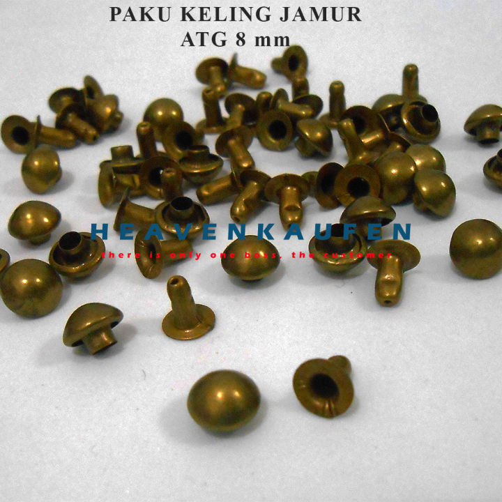 Keling / Rivet Jamur Warna ATG Bakar Diameter 8 mm Harga Per Pack isi ...