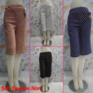 Kulot Pendek Motif Polkadot Terbaru | Celana Wanita Dewasa dan Cewek Remaja | Cullotes Pant