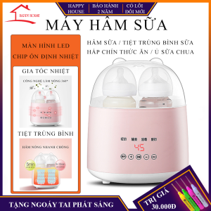 Máy hâm sữa tiệt trùng bình sữa nhiều chức năng tiện lợi nấu chín và hâm nóng thức ăn bảo hành 2 năm