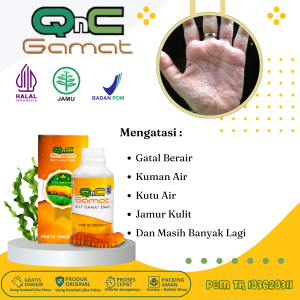 Obat Bintik Berair Di Tangan Dan Kaki Obat Bintik Bening Beriar Obat Kuman Air Obat Ruam Dan Gatal Di Sela Jari Obat Gatal Alergi Obat Gatal Di Telapak Tangan Obat Infeksi Jamur Kulit Obat Bintik Bernanah Obat Kutu Air Dengan QnC Jelly Gamat Emas