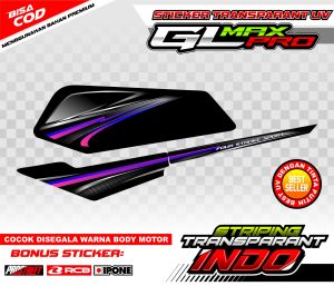 STRIPING VARIASI HONDA GL PRO - GL MAX / STICKER LIST VARIASI MOTOR GL PRO GL MAX