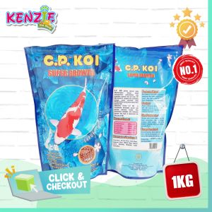 CP Koi Super Growth Fish Food 1kg 2mm/5mm - Pakan Ikan