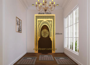 STICKER MUSHOLA STIKER STICKER MIHRAB STICKER DINDING STIKER MUSHOLLA STIKER DINDING
