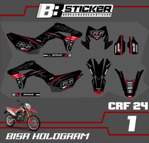 STICKER PREMIUM Setiker Decal CRF 150 L minimalis Fullbody-Dekal CRF 150 L Motor Trail Crf 24
