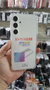 Case SAMSUNG GALAXY S24 FE Silikon Clear Anti Crack Ring Magsave Soft Casing Handphone