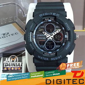 JAM TANGAN DIGITEC ORIGINAL - JAM DIGITEC DG-3102TM1 JAM DIGITEC DG3102 JAM DIGITEC 3102 JAM DIGITEC DG3102TM1 - Men - Rubber - Hitam - Diameter 4.7 CM - Jamdunia / Jam dunia JD18 JAM TANGAN PRIA JAM PRIA JAM TANGAN ANTI AIR # S003