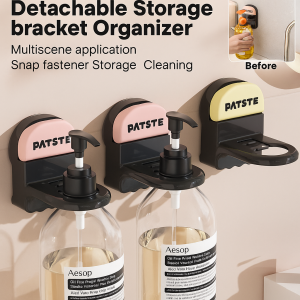 Wall Mounted Shelf Easy and Convenient Installation Storage Bracket No-punch Adjustable Clips