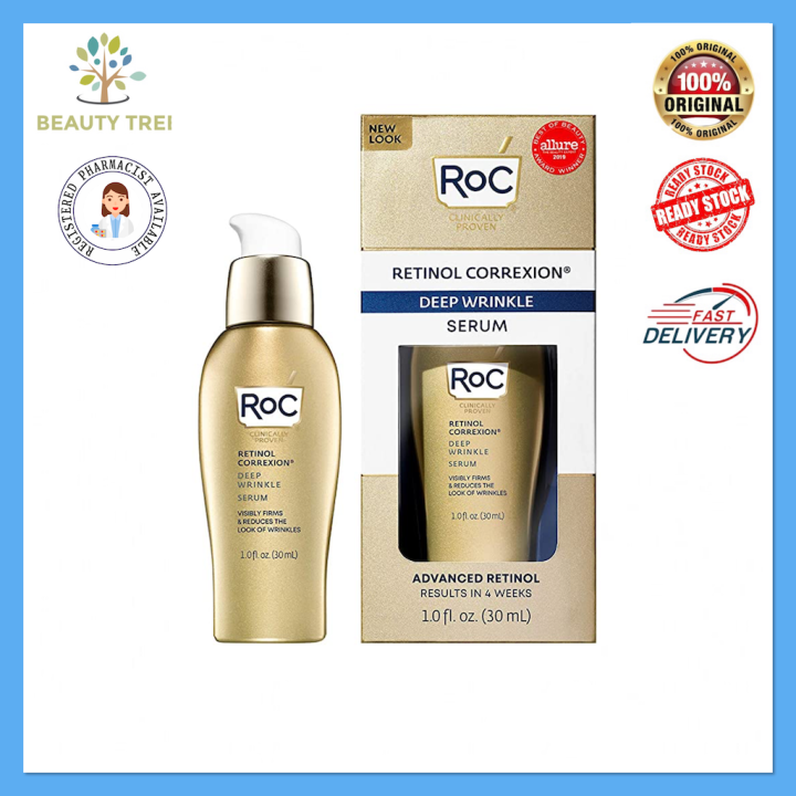 ROC Retinol Correxion Deep Wrinkle Serum 30ml | Lazada