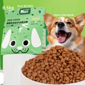 Thức ăn hạt cho Chó thương hiệu Masti bịch 500gram (Bao bì mới) - Love pets shop