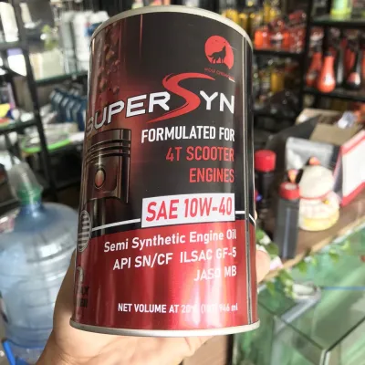 Nhớt Xe Ga/Xe Số Super SYN 10w40 946ml Nguyên liệu nhập khẩu từ Mỹ êm mát động cơ bảo vệ động cơ xe