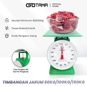 Timbangan Daging Analog Jarum 60Kg 100KgDan 150 KG Anti Karat Aman/ Timbangan Tahan air