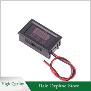 [Dale Dephne] เครื่องวัดระดับการชาร์จแบตเตอรี่รถยนต์12V 24V 36V 48V 60V เครื่องทดสอบความจุแบตเตอรี่ลิเธียมจอแสดงผลสีฟ้า