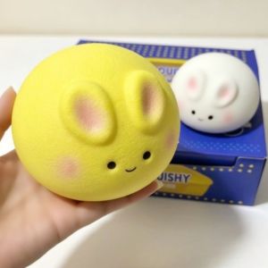 Cute Rabbit Pinch Squeezing Toy Soft Animal Slow Rebound Decompression Fidget Toy Funny Stress Release Squishy Sensory Toys