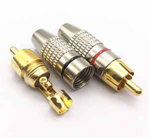 Bộ Giắc AV Chuyển Đổi RCA Chất Lượng Cao Chống Gỉ Tiện Dụng - Xuất Xứ Việt Nam