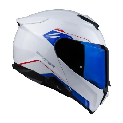 SPYDER ARROW 2.0 PD S0 V2 Modular Dual Visor Motorcycle Helmet | ECE CERTIFIED | Free Clear Visor