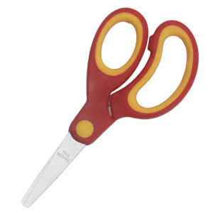 Kids Craft Scissors with Comfortable Grip Training Scissors Practical Safety Scissors School Supplies