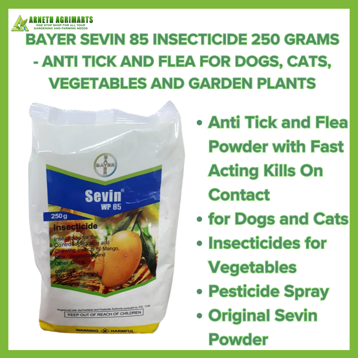 SEVIN 85 CARBARYL INSECTICIDE 250grams for plants and pets | Lazada PH