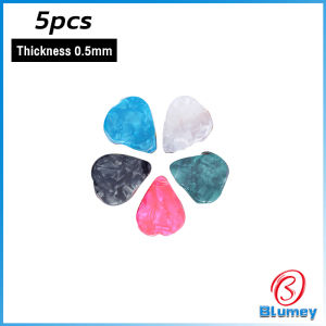 Blumey ปิ๊กกีตาร์ ขนาด 0.5mm 1mm ทรงหยดน้ำ สำหรับกีตาร์พื้นบ้าน กีตาร์คลาสสิก อูคูเลเล่ Guitar Picks