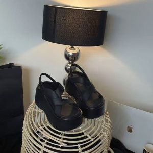[Free Shipping] Thick-Soled WomenS Sandals For Outdoor Wear 2026 New Summer Style Height-Increasing For Petite Women Perfect With Dresses Beach Roman Sandals