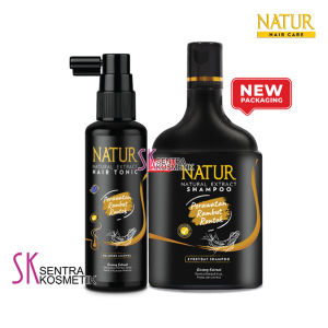 NATUR Paket Rambut Rontok Hair Fall Treatment Ginseng 5in1