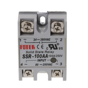 24-380VAC AC Control AC Solid State Relay SSR-100AA Single Phase SSR-Solid State Relay Module Temperature Controller