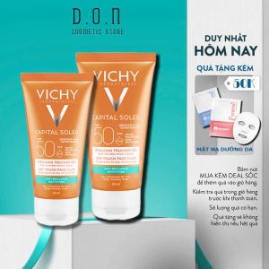 Kem chống nắng vật lý Vichy SUN CREAM SPF50+ PA++++ Dung Tích 50ml