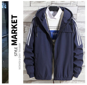 Áo Khoác Gió Thời Trang VUUG Áo Khoác Bomber Kẻ Sọc Thường Ngày Cho Nam Áo Hoodie Nam Xu Hướng Mới 2020 Vòng Cổ Bóng Chày Áo Khoác Dạo Phố Nam jacket for men（ M-4XL ）