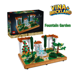 SET LEGO Icons 10359 – Fountain Garden
