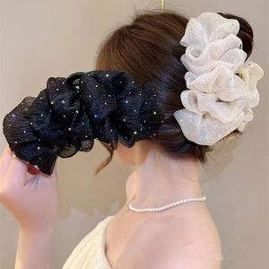 Korean Hair Clip High Price Gauze Bow Grab Clip Hair Accessories Women
