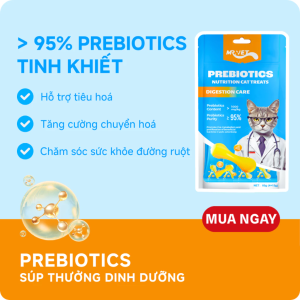 [50 Thanh] Thức Ăn Cho Mèo MRVET Dạng Súp Thưởng 15G - Công Thức Thịt Gà Cho Mọi Lứa Tuổi